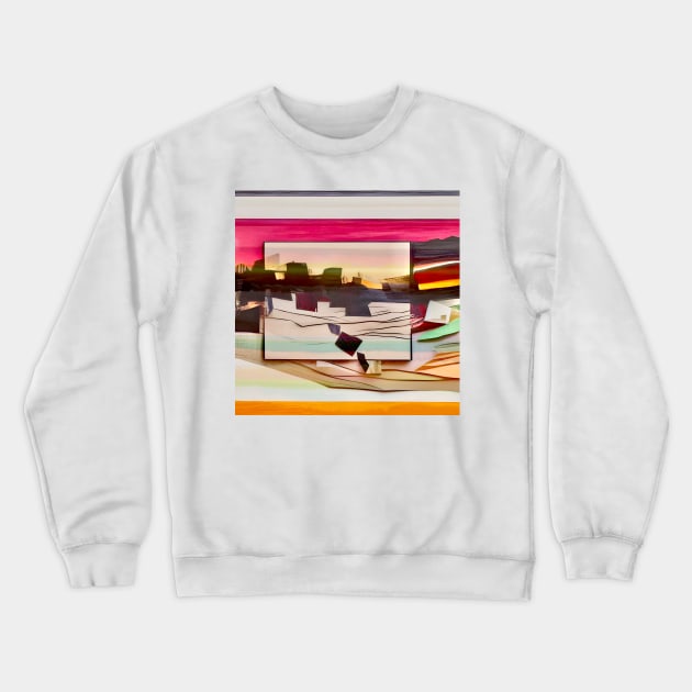 Pueblo Abstract Crewneck Sweatshirt by DANAROPER